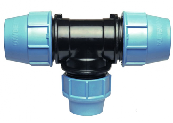 PP 63 x 32 x 63 T-Stück reduziert 90°